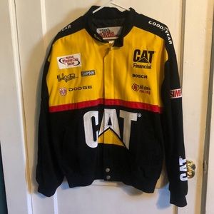 CAT RACING WARD BURTON NASCAR JACKET size small UNISEX classic collector